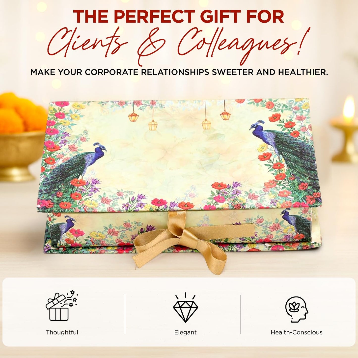 Farm & Farmers Premium Dry Fruit Gift Hamper – Diwali & Corporate Festive Gift Box (Pack of 6 x 80g) | Healthy Assorted Nuts & Dry Fruits