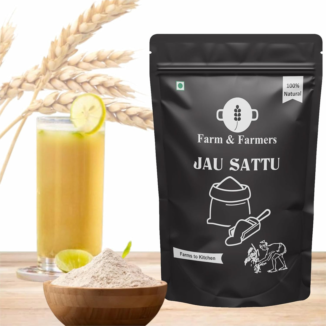 Healthy Superfood Combo Pack (Pack of 3) – Jau Sattu 1kg, Afghani Anjeer 250g, Chia Seeds 250g